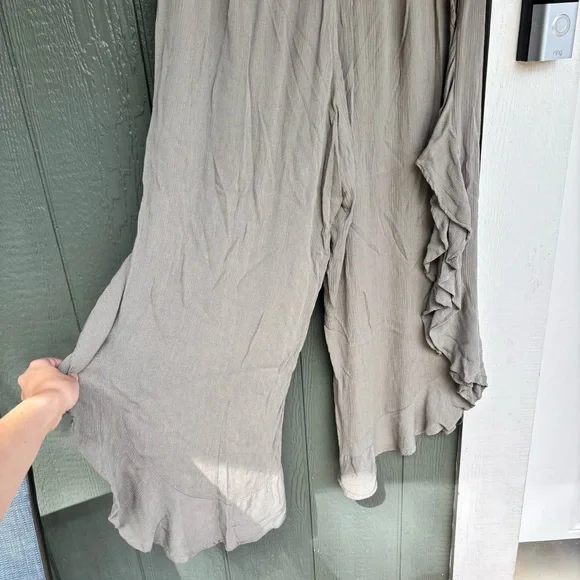 Cato Plus Size 18/20 Boho Wide-Leg Ruffle Pants - Picture 4 of 7